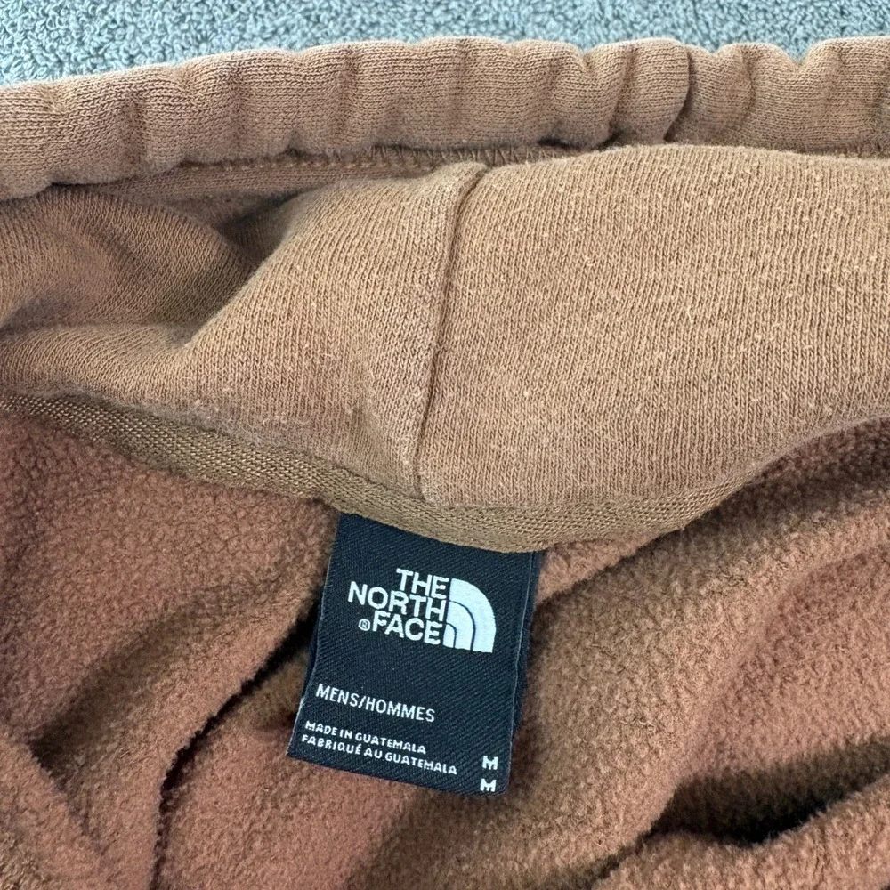 The North Face Hoodie Mens Medium Brown Half Dome Logo Pullover Fleece Outdoors